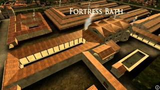 Animation of ancient Roman Fort in Caerleon Wales [upl. by Annie182]