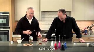 How to make a frappé coffee using an aerolatte milk frother [upl. by Nets]