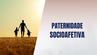 Paternidade socioafetiva [upl. by Ennylhsa]