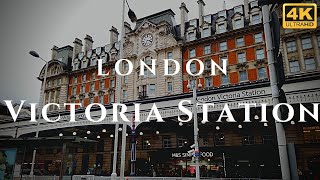 London Victoria Station Walk Through England 4K [upl. by Culhert301]