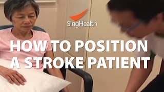 How To Position A Stroke Patient [upl. by Ocsic]