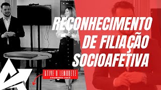 DIREITO DE FAMÍLIA Reconhecimento de filiação socioafetiva [upl. by Hugh]