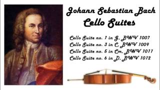 Johann Sebastian Bach  Cello suites in 432 Hz great for reading or studying [upl. by Noit]