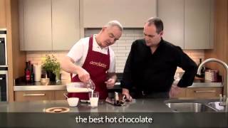 How to make a hot chocolate using an aerolatte milk frother [upl. by Petersen]